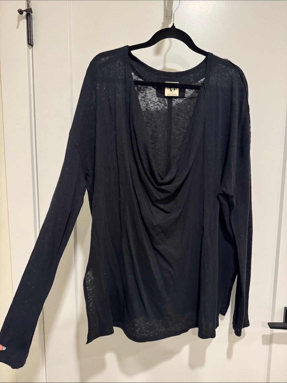 Free People We The Free cowl neck long sleeve tunic